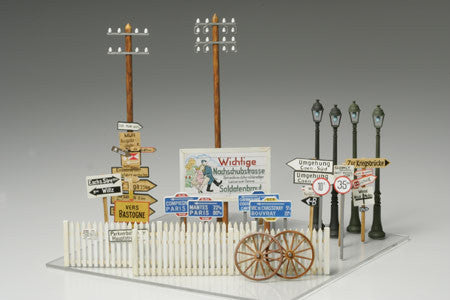 Tamiya 1/48 Road Sign Set | TAM32509