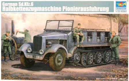 Trumpeter 1/35 German Sd.Kfz. 6 Halbkettenzugmaschine Pionierausführung | 05530