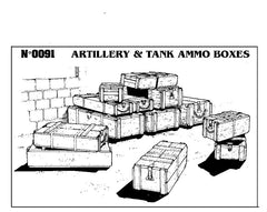 Verlinden 1/35 US Artillery & Tank Ammo Boxes  | VER0091