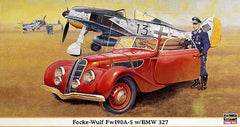 Hasegawa 1/48 Focke Wulf Fw190A-5 w/ BMW 327 car 9755