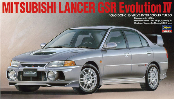 Hasegawa 1/24 Mitsubishi Lancer GSR Evolution IV Limited Edition | 20257