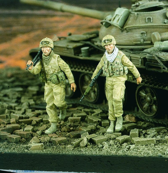 Verlinden 1/35 British MG Team Gulf Wars  | VER2037
