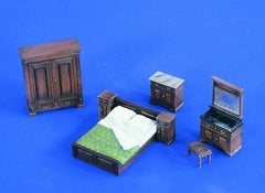 Verlinden 1/35 Full Bedroom Furniture  | VER2218