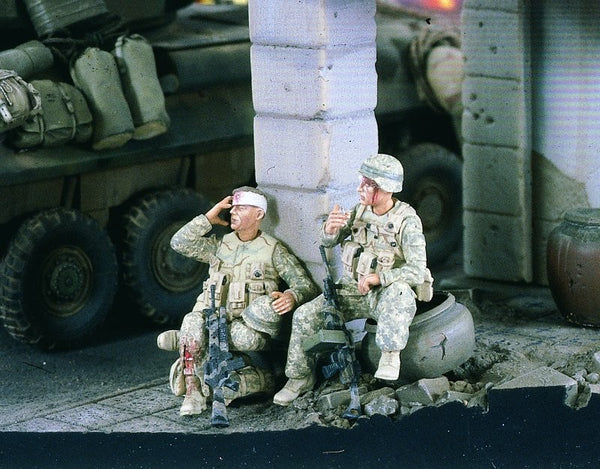 Verlinden 1/35 Wounded Marines Iraq  | VER2342