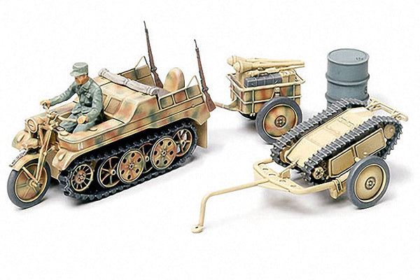 Tamiya 1/48 Kettenkrad w/Cart - & Goliath Vehicle | TAM32502