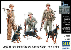 Master Box 1/35 Dogs in service in the US Marine Corps, WW II era | MB35155