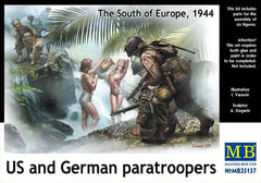 Master Box 1/35 The South of Europe, 1944 US and German paratroopers | MB35157