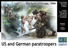 Master Box 1/35 The South of Europe, 1944 US and German paratroopers | MB35157