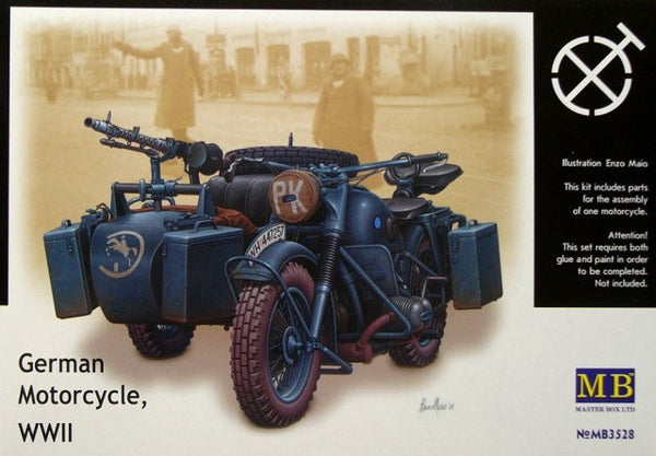 Master Box 1/35 German Motorcycle WWII | MB3528