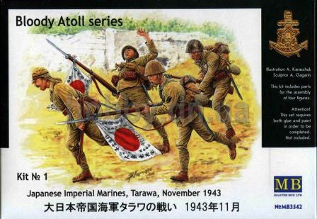 Master Box 1/35 Bloody Atoll series Kit No 1 Japanese Imperial Marines, Tarawa, November 1943 | MB3542