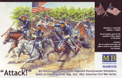 Master Box 1/35 U.S. Civil War 8th Pennsylvania Cavalry Battle of Chancellorsville | MB3550