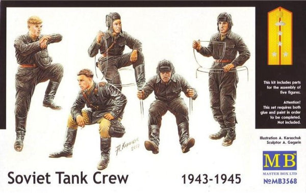 Master Box 1/35 Soviet Tank Crew 1943-1945 | MB3568