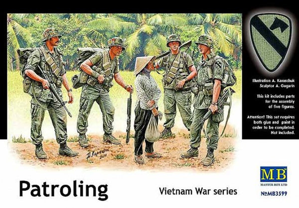 Master Box 1/35 Patroling Vietnam War series | MB3599