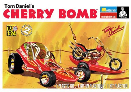 Monogram 1/24 Tom Daniel's Cherry Bomb Showcar w/Motorcycle & Trailer | 85-4191