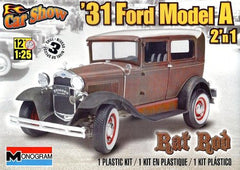 Monogram 1/25 1931 Ford Model A Rat Rod 2 'n1 Kit | MONO85-4259