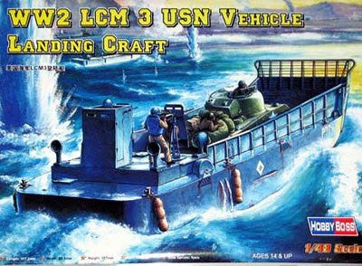 Hobbyboss 1/48 WW2 LCM 3 USN Vehicle Landing Craft | 84817