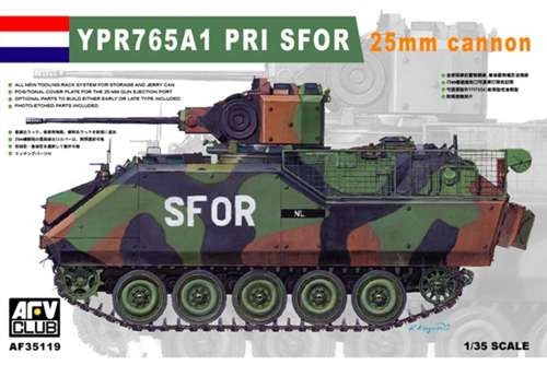 AFV Club 1/35 YPR765A1 PRI SFOR Armored Infantry Command Vehicle | AF35119