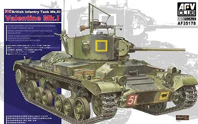AFV Club 1/35 British Mk III Valentine MK I Tank | AF35178