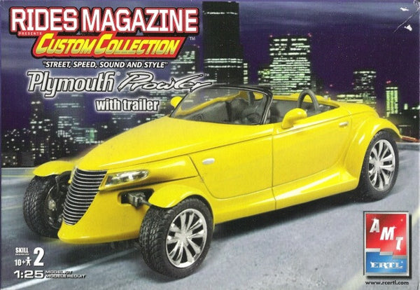 AMT 1/25 Rides Magazine Presents Custom Collection Plymouth Prowler with Trailer | AMT38255
