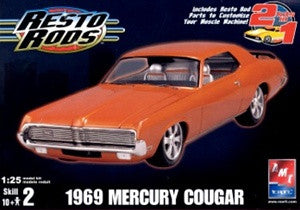 AMT 1/25 1969 Mercury Cougar (2 'n 1) | AMT38378