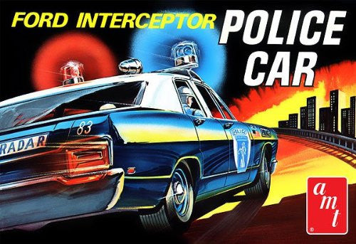 AMT 1/25 '70 Ford Interceptor Police Car | 788