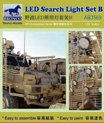 Bronco 1/35 LED Search Light Set B (2 Types of 28pcs) | 3569