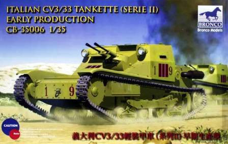Bronco 1/35 Italian CV3/33 Tankette | CB35006