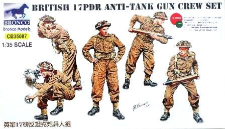 Bronco 1/35 British 17pdr Anti-Tank Gun Crew | CB35087