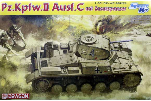 Dragon 1/35 Pz.Kpfw.II Ausf.C mit Zusatzpanzer | 6432