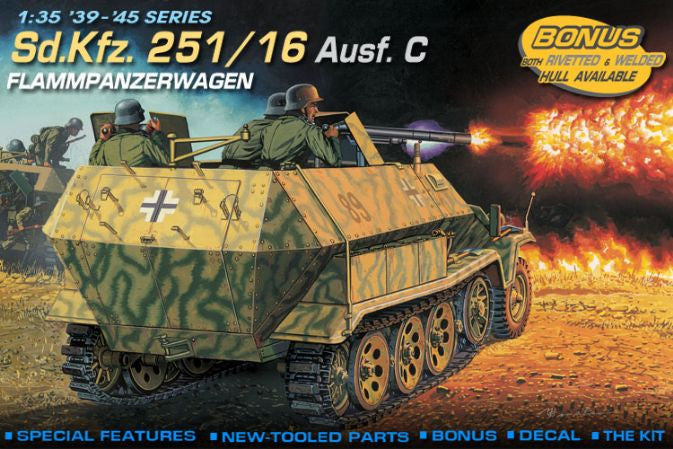 Dragon 1/35 Sd.Kfz.251/16 Ausf.C Flammpanzerwagen | 6202 – HQ