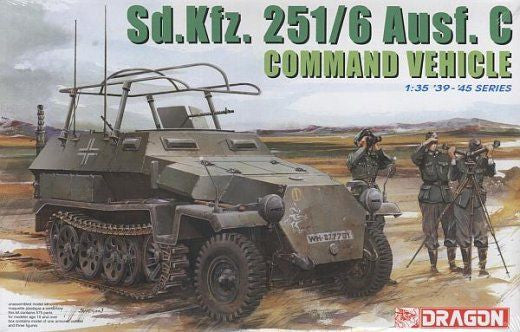 Dragon 1/35 Sd. Kfz 251/6 Ausf. C Command Vehicle | 6206