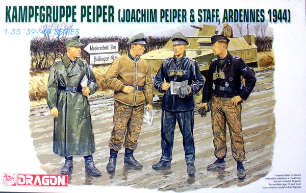 Dragon 1/35 WW II German Kampfgruppe Peiper (Peiper & Staff 1944) | 6088