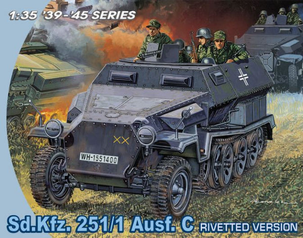 Dragon 1/35 Sd.Kfz. 251/1 Ausf. C Rivetted Version | 6246