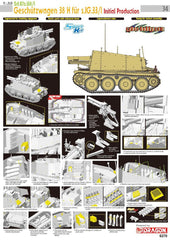 Dragon 1/35 Sd.Kfz.138/1 Geschutzwagen 38 H fur s.IG.33/1 Initial Production | 6270