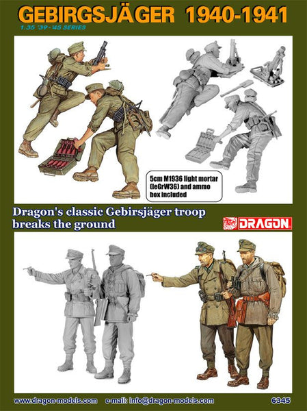 Dragon 1/35 Gebirgsjager 1940-1941 | 6345