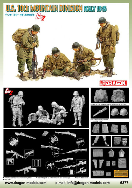 Dragon 1/35 U.S. Army 10th Mountain Division (Italy 1945) | 6377
