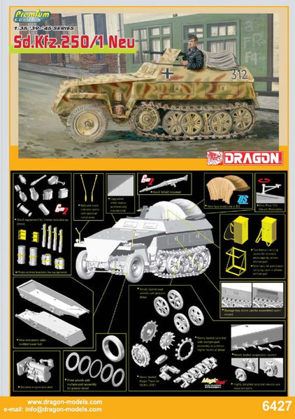 Dragon 1/35 Sd.Kfz.250/1 'NEU' | 6427