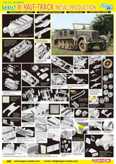 Dragon 1/35 Sd.Kfz.7 8t Half Track Initial Production | 6466