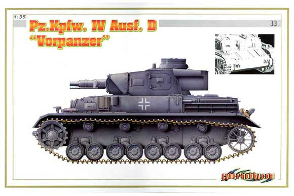Dragon 1/35 Panzer IV Ausf.D Vorpanzer | 6512