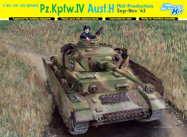 Dragon 1/35 Pz.Kpfw.IV Ausf.H, Mid-Production Sep-Nov '43 | 6526