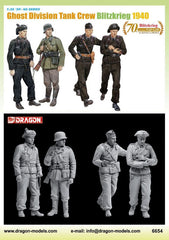 Dragon 1/35 Ghost Division Tank Crew (Blitzkrieg 1940) | 6654