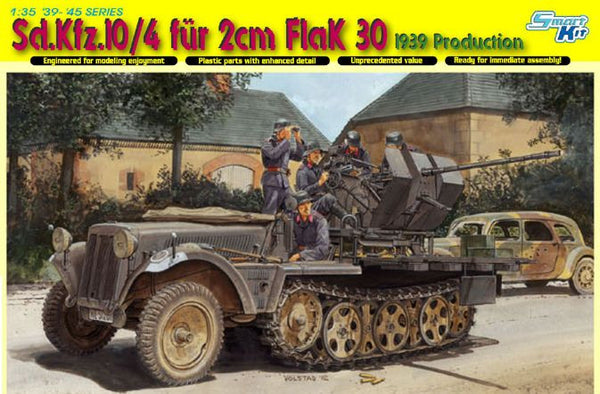 Dragon 1/35 Sd.Kfz. 10/4 für 2cm FlaK 30 | 6739