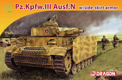 Dragon 1/72 Pz.Kpfw.III Ausf.N w/side-skirt armor | 7407