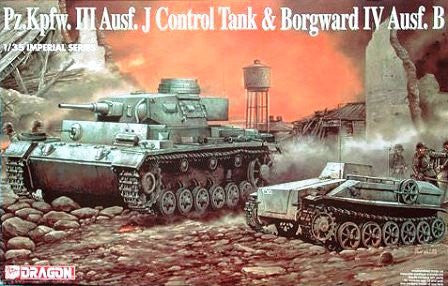 Dragon 1/35 Pz.Kpfw. III Ausf. J Control Tank & Borgward IV Ausf. B | 9054