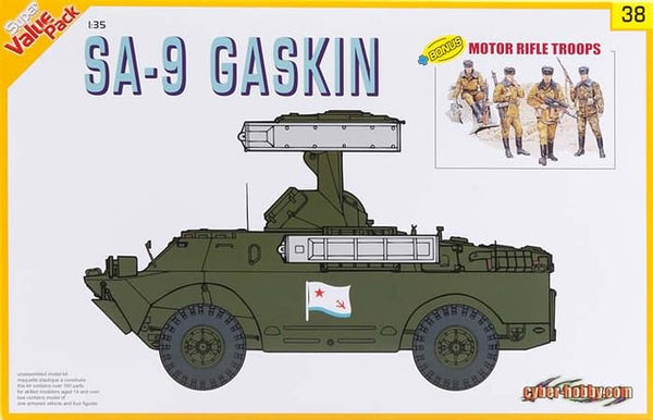 Dragon 1/35 Super Value Pack SA-9 Gaskin with Motor Rifle Troops | 9138