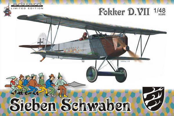 Eduard 1/48 Fokker D. VII - Sieben Schwaben LIMITED EDITION | 1139