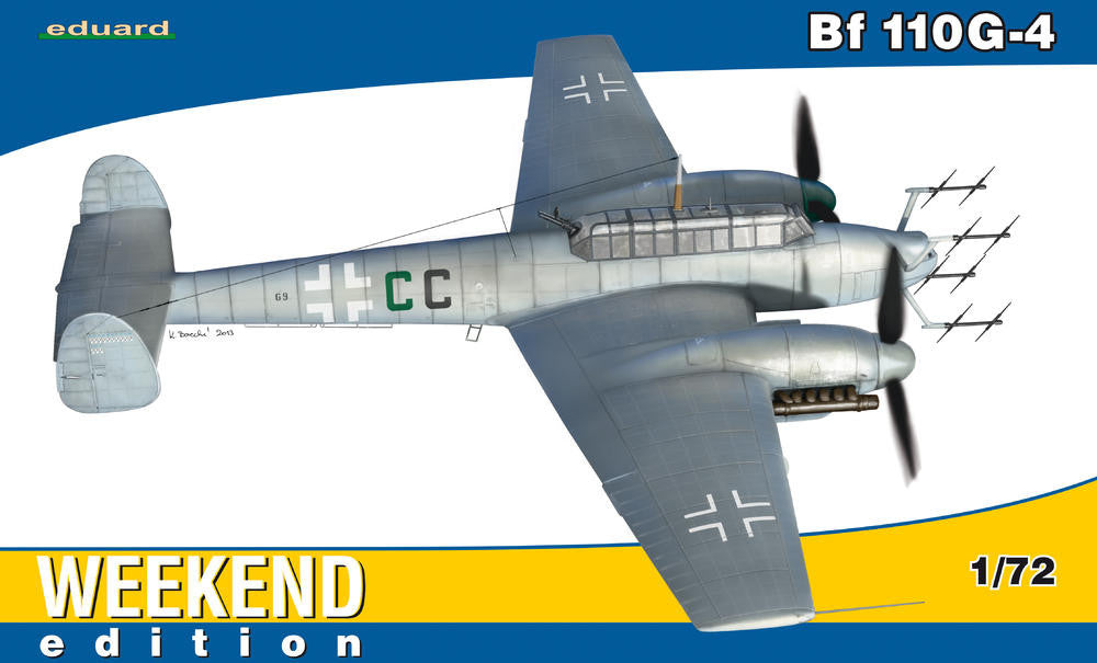 エデュアルド　Bf 110G-4 1/48 ウィークエンドエディション Eduard 1/48 Bf 110G-4 WEEKEND EDITION | 7422 – HQ Hobbies Online