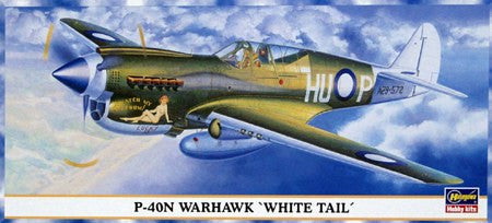 Hasegawa 1/72 P-40N Warhawk White Tail 00703