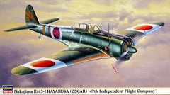 Hasegawa 1/48 Nakajima KI43-I Hayabusa (Oscar) "47th Independent Flight Company Squadron" 9589
