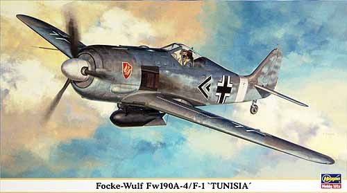 Hasegawa 1/48 Focke Wulf Fw190A-4/F-1 "Tunisia" 9720